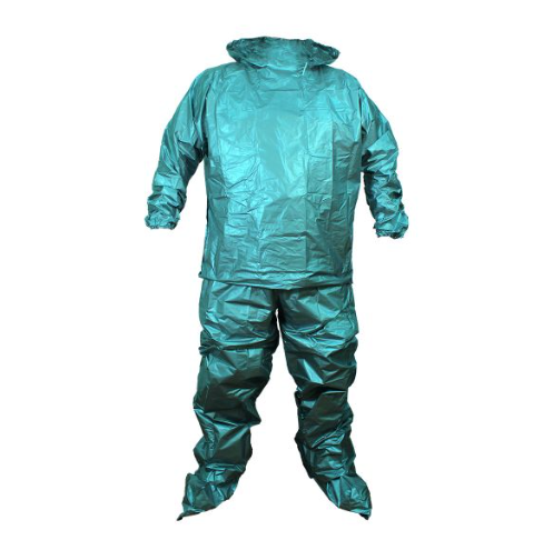 [IMP-010-L] IMPERMEABLE ECONOMICO ADVENTURE 360 CABALLERO TALLA L CALIBRE 2.5 CHAMARRA, PANTALON C/BOTAS AZUL