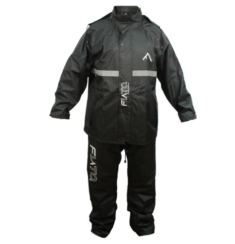 [IMP-007-XL] IMPERMEABLE FIATO 2 PIEZAS 100% PVC RESORTE EN EL PANTALON DOBLE SOLAPA GORRA REFLEJANTES EN PECHO Y PIERNA