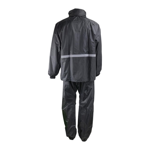 [MOTIM13] IMPERMEABLE NEGRO DE UNA CAPA 2PZS