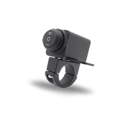 [RS-GRL-12031BK] INTERRUPTOR MULTIFUNCIONAL DE 3 POSICIONES CON SUJECION ESPEJO O MANILLAR