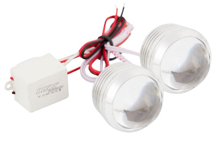 [FOB-3216-0654-R] JGO FOCO ESTROBO FLASH LED'S 12V LUZ VERDE