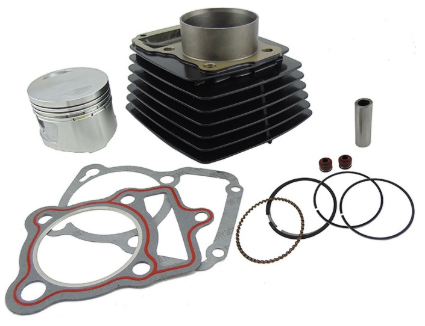 [CIL-2704-1004-P] JUEGO CILINDRO COMPLETO CON PISTON,ANILLOS,PASADOR Y SEGURO CG150/FORZA150