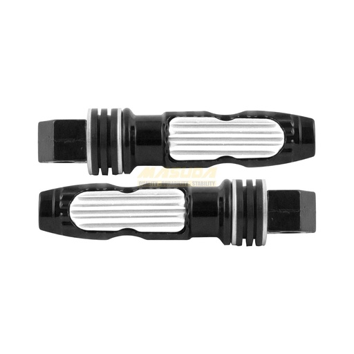 [POS-1616-0809P] JUEGO POSAPIE TRASERO ALUMINIO IR2809 PLATA