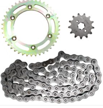 [KSP-IR35] KIT DE SPROCKET IRON BOX  CADENA REFORZADA 520H-102L SPROCKET 42T/13T DM-150RO 18-21/DM-150 22-23