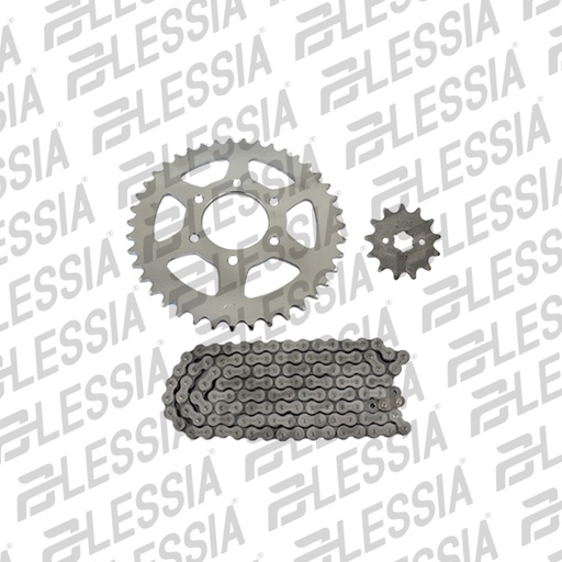 [KSP-F43] KIT DE SPROCKET KIIRUS CADENA REFORZADA 520H-110L SPROCKET 44T/14T VX-250 21/VX-250ADV 16-18/VX-250EFI 18-21