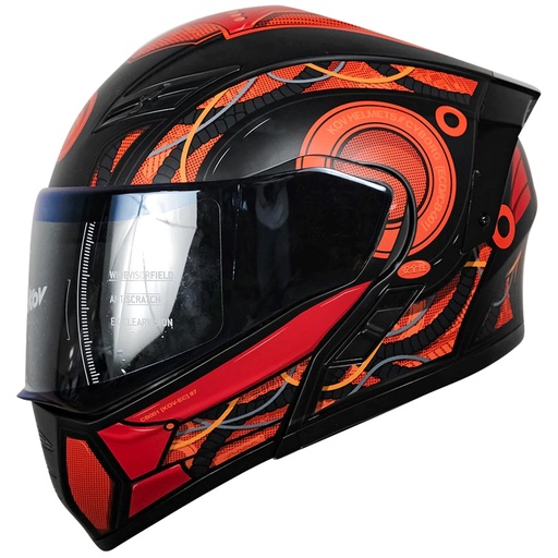 [7502305893569] KOV CASCO ESTELAR CYBORG ROJO XL