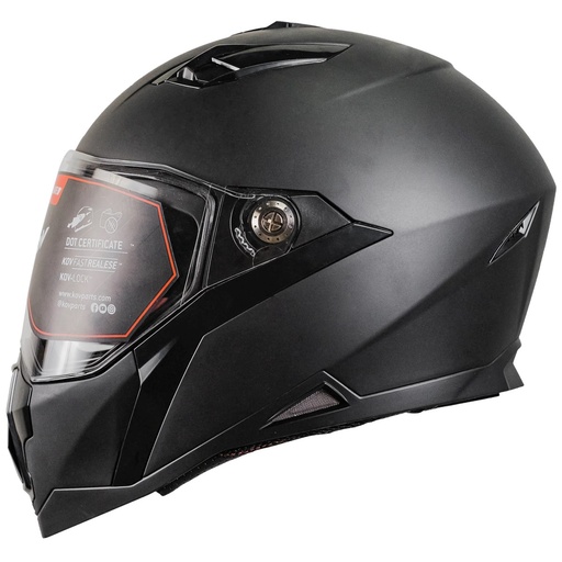 [7502305891497] KOV CASCO JET SOLIDO NEGRO MATE XL