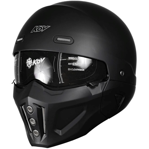 [7502305893613] KOV CASCO SPECTRUM SOLIDO NEGRO MATE XL