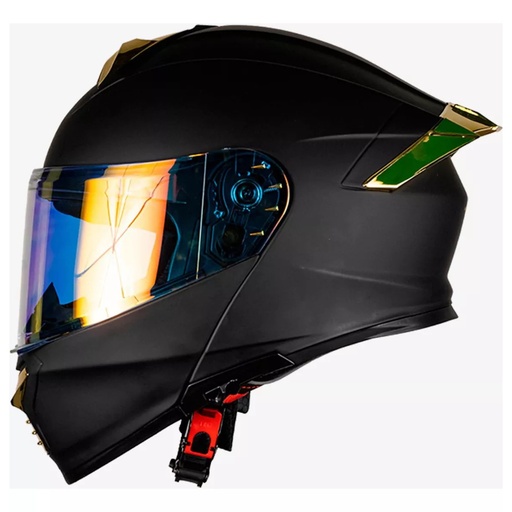 [7502317471557] KOV CASCO THUNDER SOLID NE MAT DORADO M
