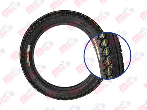 [AX7006-80/100-14] Llanta AXUS 80/100-14 AX7006 6PR TT