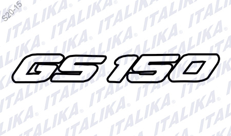 [F13020097] LOGO ENCARENADO GS 150 BLANCO GS150 LED ELITE 2018