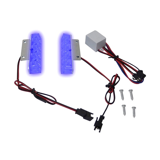 [20-5273-001] LUZ ESTROBO AZUL/AZUL SET 12V SUSTITUYE A 20-5113-001