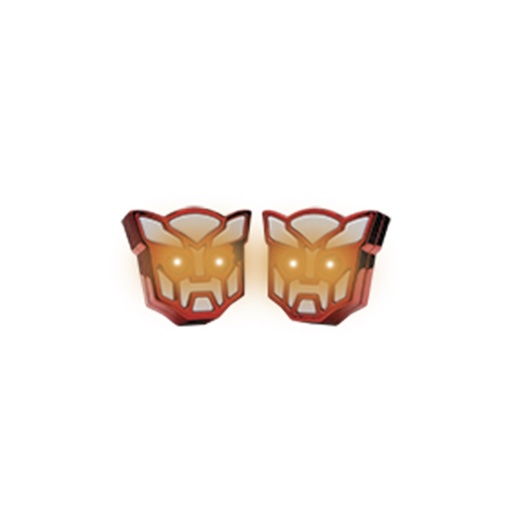 [RS-LED-13070O] LUZ LED FIJA DECORATIVA TIPO TRANSFORMERS (NARANJA)