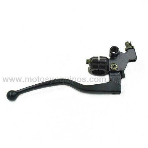 [1308-1050] MANIJA FRENO DELAN TIPO UNIVERSAL CON SOPORTE (NEGRO) PROMOT