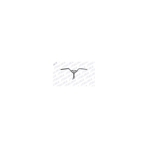 [02-CRACRO] MANUBRIO UNIVERSAL CAFFE RACER TUBO 7/8 CAL. 14 CROMO