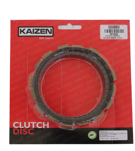 [MOTDS28] PASTAS DE EMBRAGUE "KAIZEN" P/BAJAJ PULSAR NS200