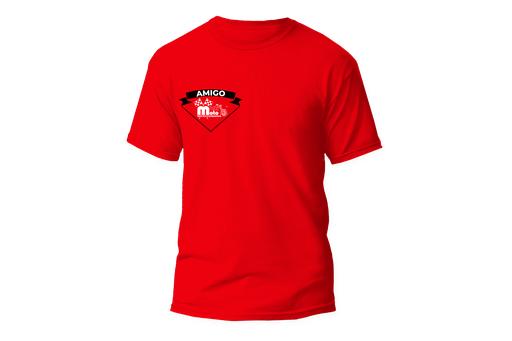 [MULTI-PLAY1] PLAYERA ROJO, LOGO NEGRO