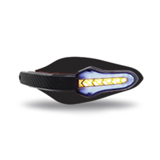 [RS-CMA-8007BK] PROTECTOR DE PUÑOS DEPORTIVO COLOR NEGRO CON INTERMITENTE