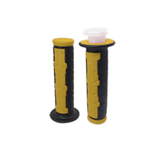 [RS-PUN-10007Y] PUÑO DE CAUCHO TIPO NAKED NEGRO CON AMARILLO