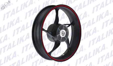 [F15030124] RIN TRAS NEGRO FILO ROJO 250Z