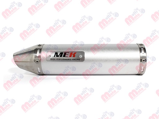 [1004994-5] SILENCIADOR TIPO CONO PEQ 300MM CROMADO MEK