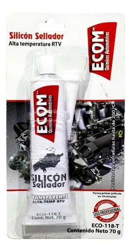 [QDE-T803V] SILICON SELLADOR ALTA-TEMP. RTV NEGRO 85 GR. GUNK