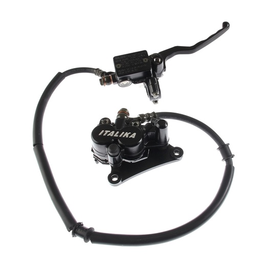[F14020333] SISTEMA FRENO DEL CALIPER NEGRO CON LOGO FT250TS