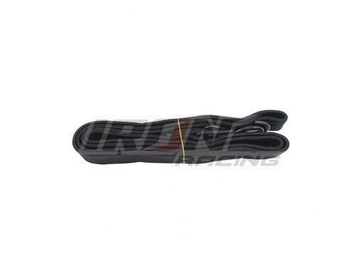 [SOG-7106-0051N] SOGA PLANA P/MOTO 1.60 25MM NEGRO