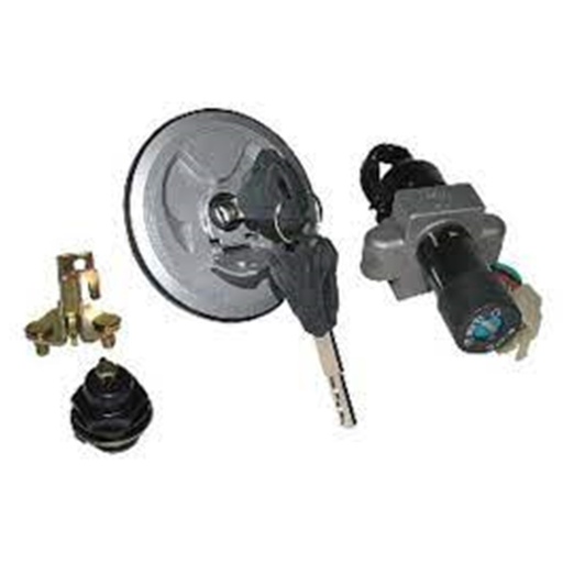 [SWI-023] SWITCH INTERRUPTOR DE ENCENDIDO TAPON DE GASOLINA Y SEGURO DE ASIENTO 12 Vcc C/JUEGO DE LLAVES