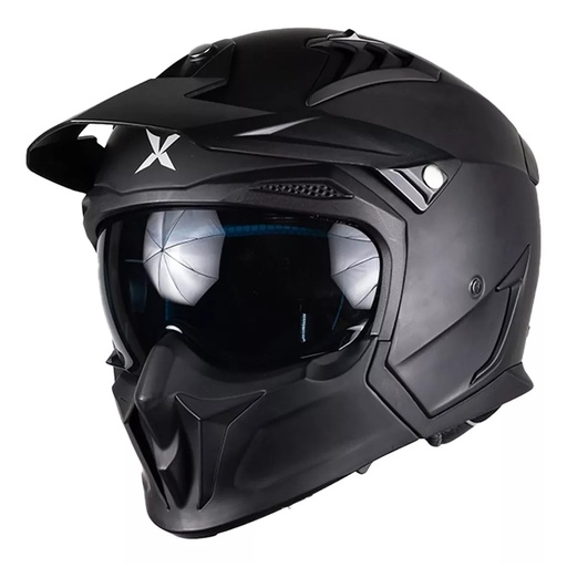 [7502305899042] X-KOV CASCO TRACKER NEGRO MATE L