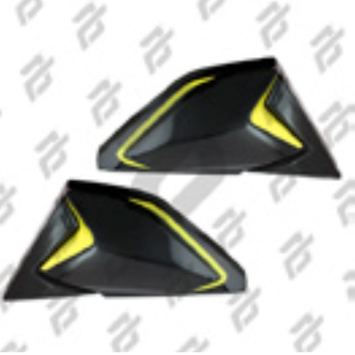 [CLJ-016] CUBIERTAS LATERALES DER/IZQ NEGRO/AMARILLO FT150TS 16-18