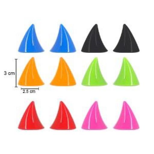 [MZ-1027] Cuernito corto para casco