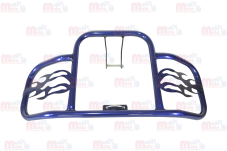 [01-DN-UFL16A-ZCRO-R] DEFENSA UNIVERSAL TIPO FLAMA TUBO 1" CAL. 16 AZUL CROMATIZ ADO