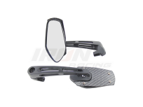 [ESP-4213-0061F-R] ESPEJO P/MOTO YAMAHA FZ C/KIT DE TORNILLOS AJUSTABLES A TODAS LAS BASES FIBRA