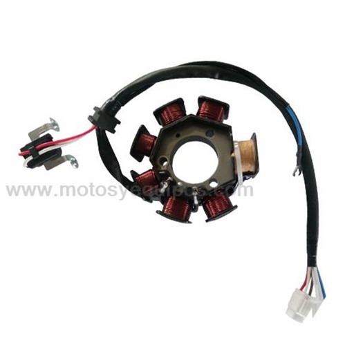 [3102-1026] ESTATOR YAMAHA YBR125C EXPRESS 7 BOBINAS