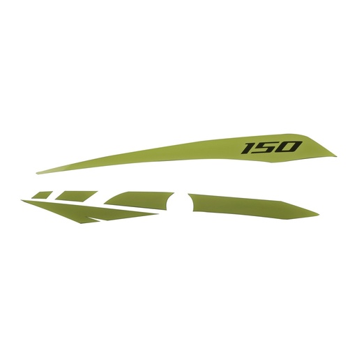 [F13020491] ETIQUETA CUBIERTA COLA DER AMARILLO 150Z