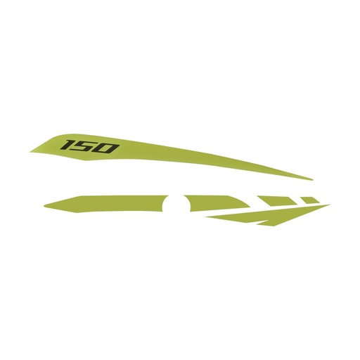 [F13020490] ETIQUETA CUBIERTA COLA IZQ AMARILLO 150Z