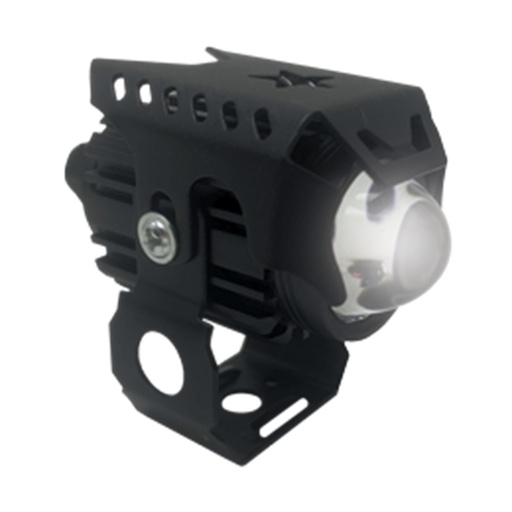 [RS-LED-13119Y-W] FARO AUXILIAR LED REDONDO CON CAPUCHON 1 LUPA LUZ AMARILLO-BLANCO