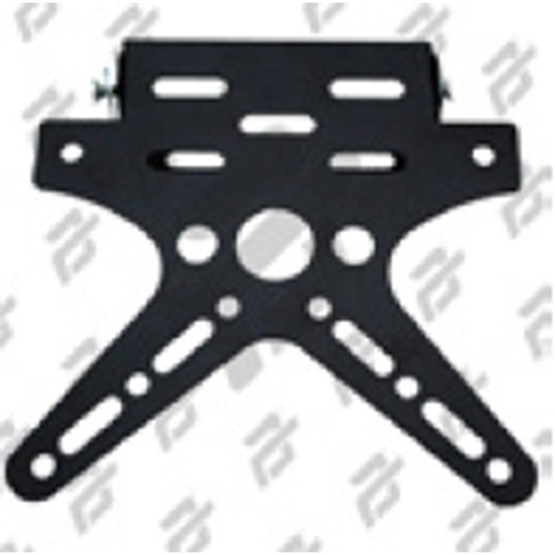 [PTP-X002] PORTAPLACAS UNIVERSAL TIPO ESTRELLA PARA MOTOCICLETAS (CALIBRE 18) UNIVERSAL TODAS