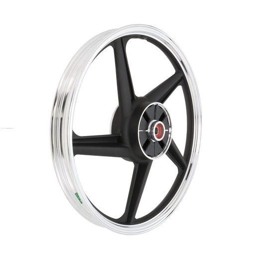 [1512-1091] RIM PROMOTO TRASERO NEGRO ALUMINIO ITALIKA FT125 SPORT (18X1.60)(TT)