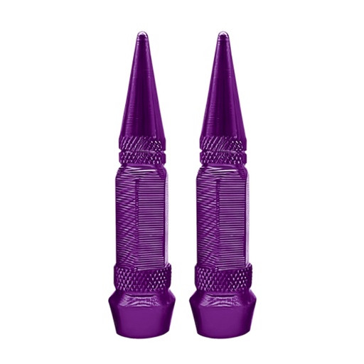 [RS-GRL-12040PR] TAPON DECORATIVO PARA VALVULA EN FORMA DE PUNTA (PÚRPURA)