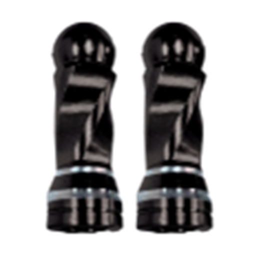 [RS-GRL-12038BK] TAPON DECORATIVO PARA VALVULA EN FORMA RODONDO (NEGRO)