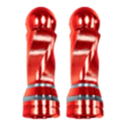 [RS-GRL-12038R] TAPON DECORATIVO PARA VALVULA EN FORMA RODONDO (ROJO)