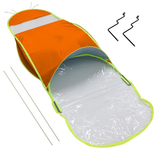 [99-2023-001] TOLDO CUBRESOL NARANJA MOTONETA